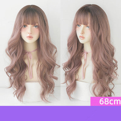 lolita cute long curly wig yc23156