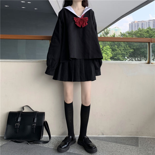 Japanese autumn uniform long sleeve set yc23559