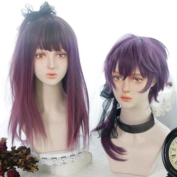 lolita fashion purple wig yc23529