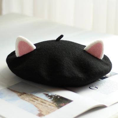 Harajuku cat ear beret yc23060