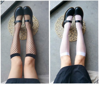 Japanese style summer fishnet socks yc23150