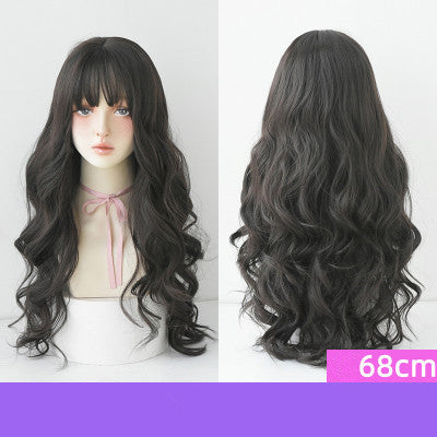 lolita cute long curly wig yc23156
