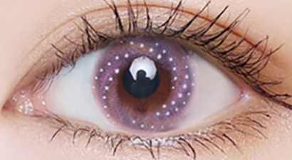 Purple contact lenses (two pieces) YC22071