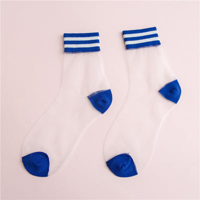 Fashion transparent socks yc23085