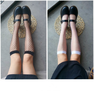 Japanese style summer fishnet socks yc23150