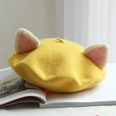 Harajuku cat ear beret yc23060