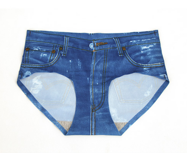 Lolita imitation denim ice silk briefs     YC21427