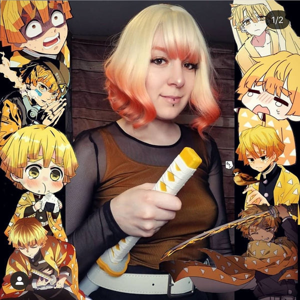 Lolita yellow orange wig yc22972