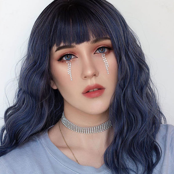 lolita fashion long curly wig yc23144
