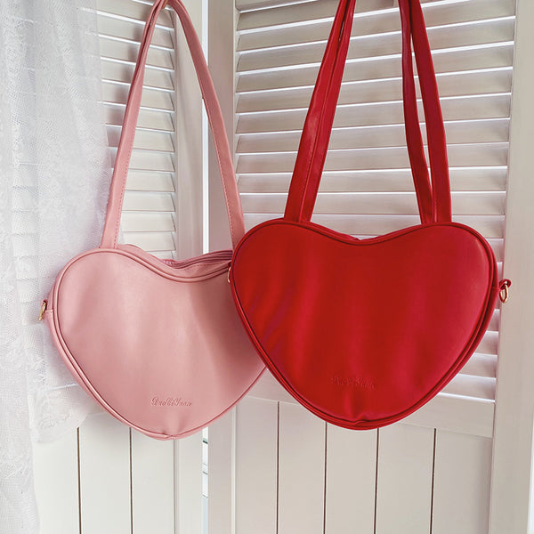 Harajuku cute heart-shaped bag yc23154