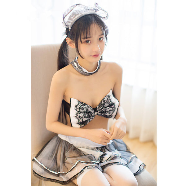 Japanese sexy bow maid pajamas yc21115