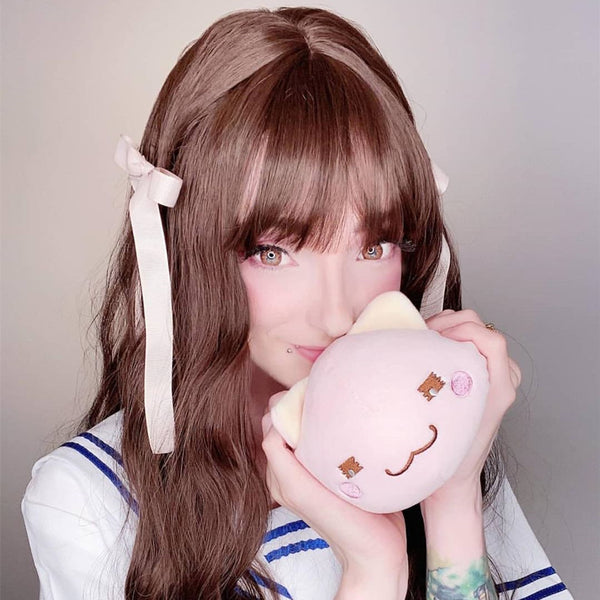 lolita Japanese long curly wig yc22835