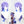 Load image into Gallery viewer, Genshin Impact purple Blue Gradient Cosplay Wig YC23919
