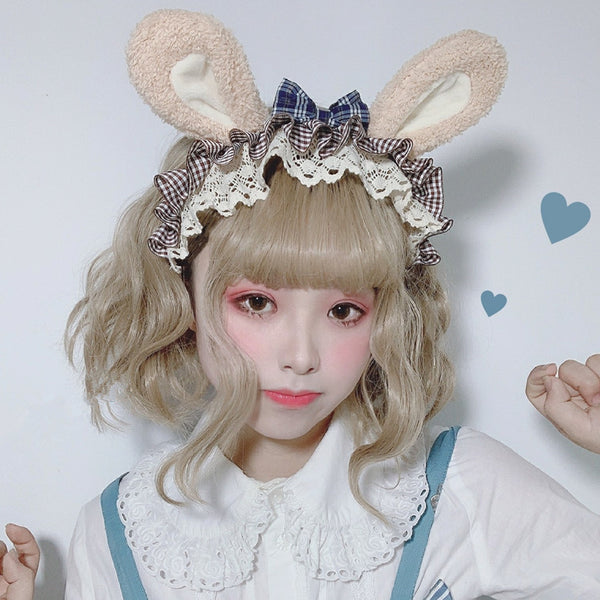 lolita cute rabbit ear cos hair accessories yc23320