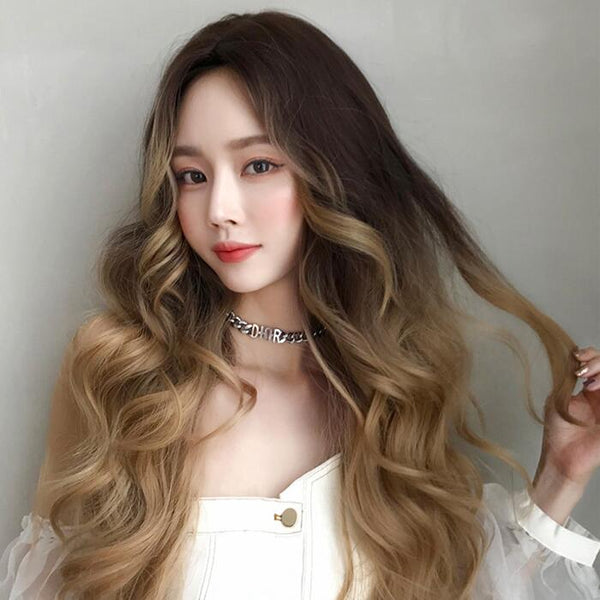 lolita cute long curly wig yc23156