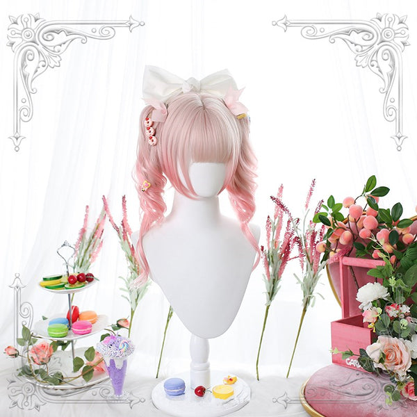 lolita sweet cute gradient wig yc23359
