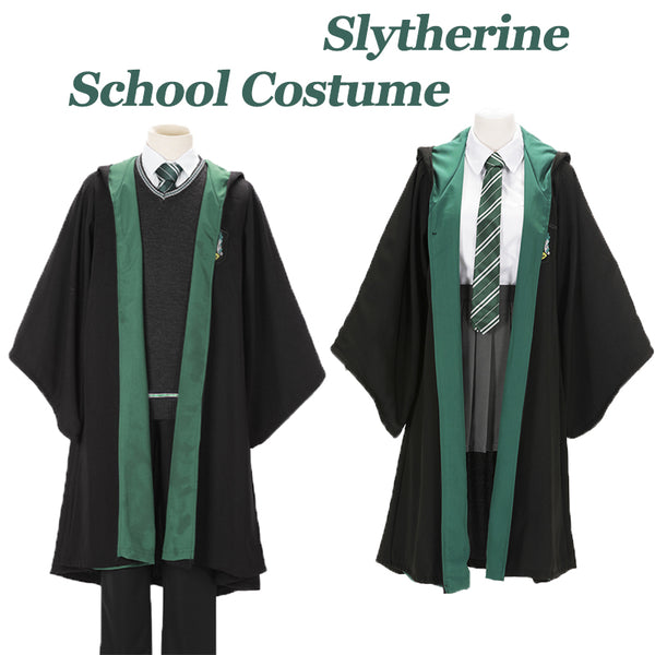 Harry Potter Slytherin School Uniform Cosplay Costume Set YC23626