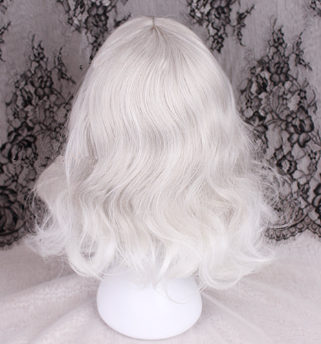 Lolita silver gray gradient wig yc21187