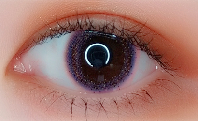 Purple contact lenses (two pieces) YC21530