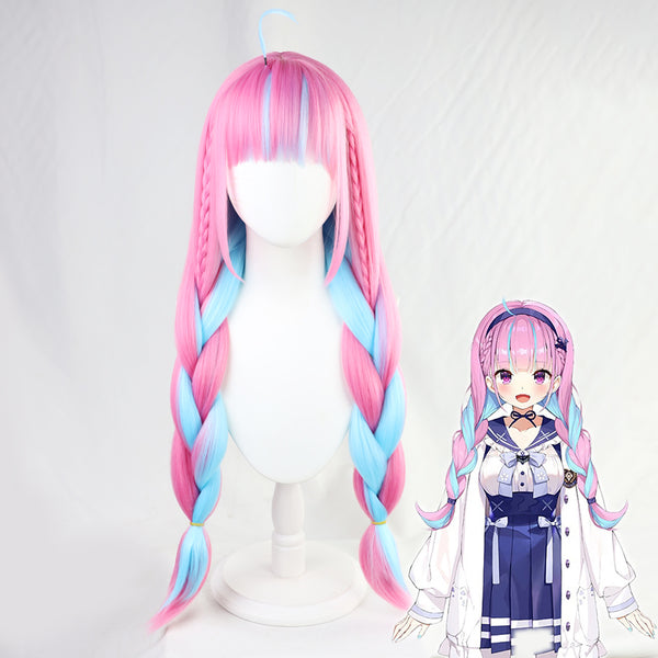 hololive Minato Aqua cosplay wig YC23883