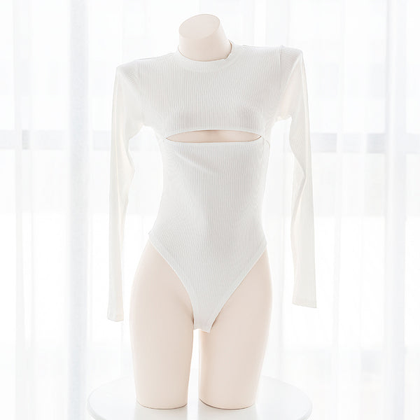 Sexy white cos bodysuit yc23238
