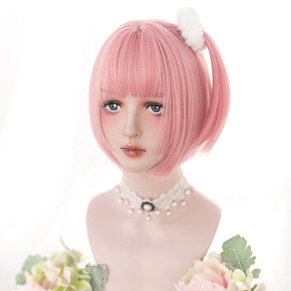 lolita pink cos wig yc23112