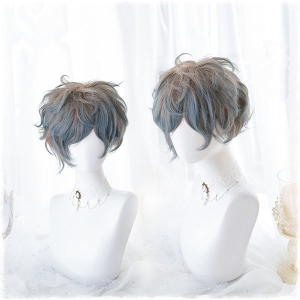 Harajuku fashion handsome short wig yc23170