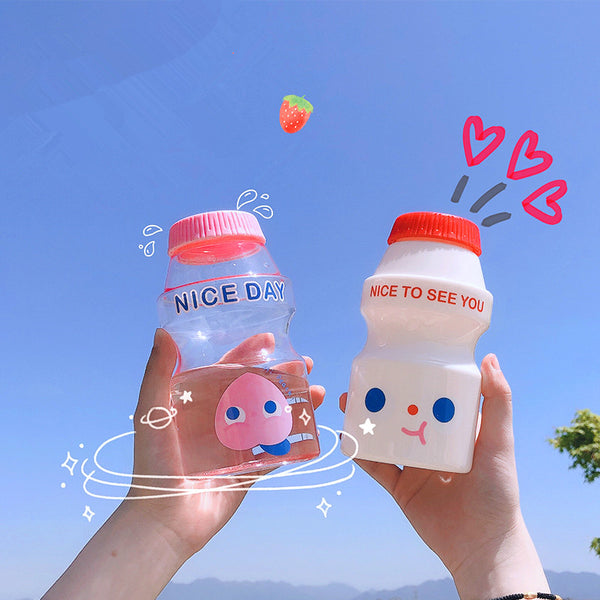 Cute style portable plastic cup yc23263