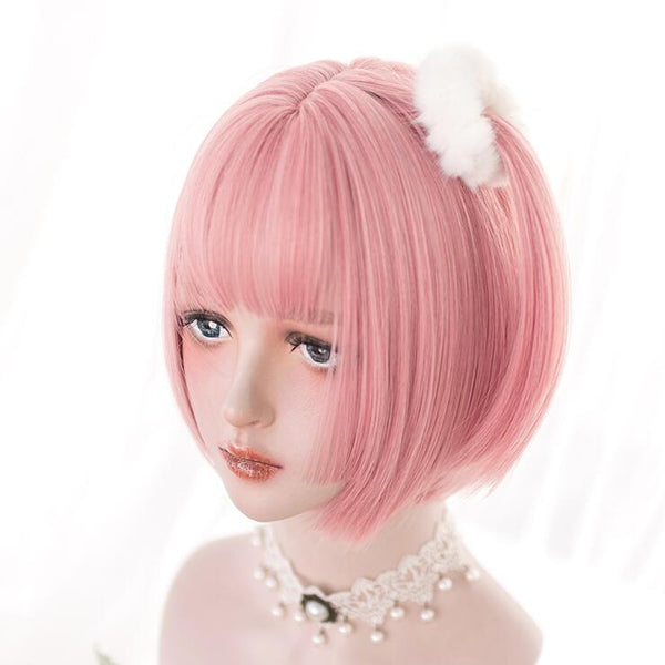 lolita pink cos wig yc23112