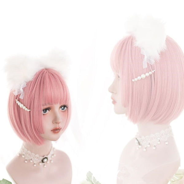 lolita pink cos wig yc23112