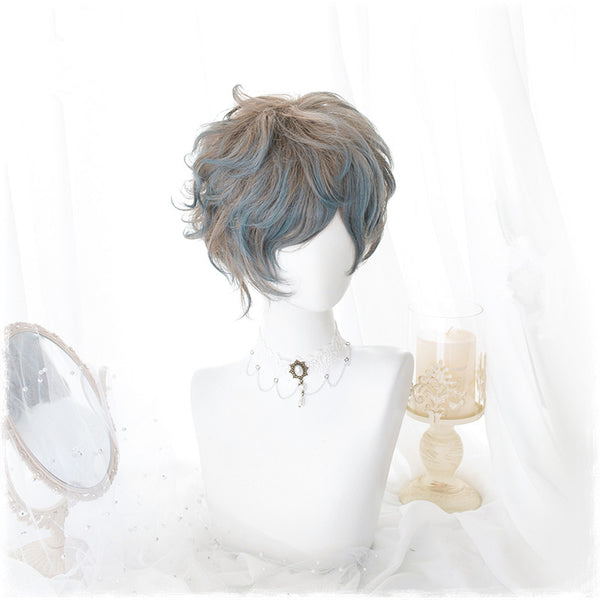 Harajuku fashion handsome short wig yc23170