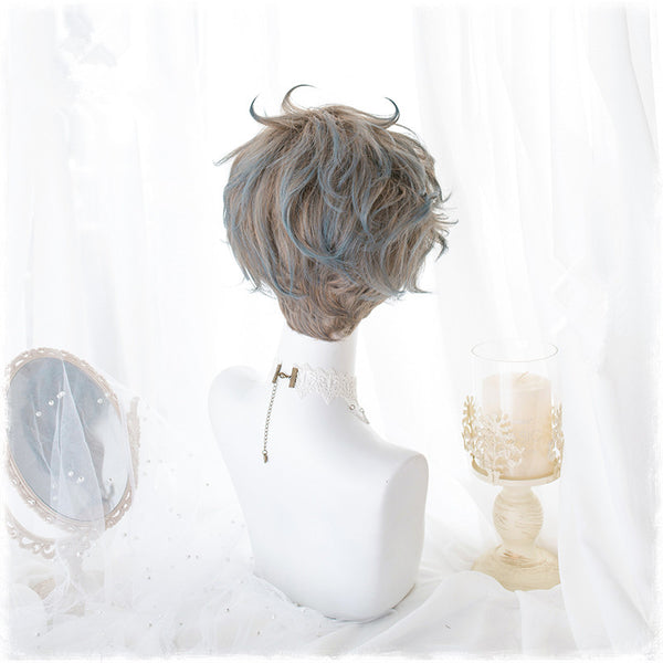 Harajuku fashion handsome short wig yc23170