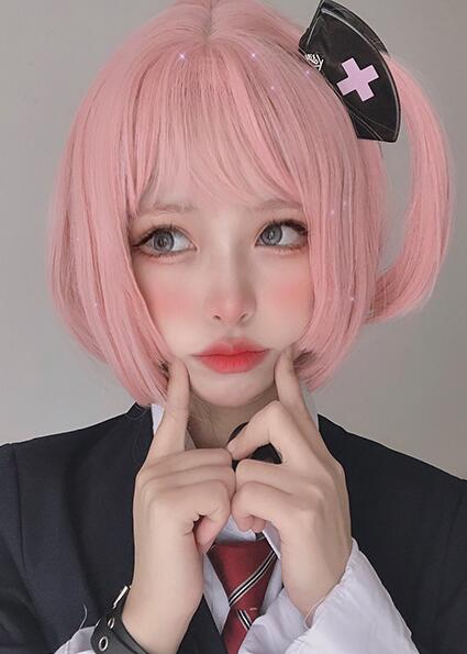lolita pink cos wig yc23112
