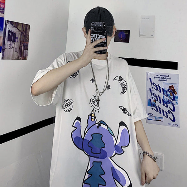Harajuku Stitch cute casual T-shirt yc23184