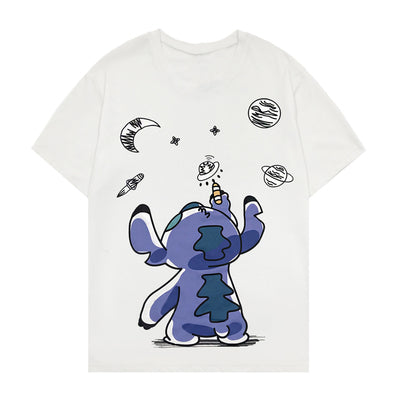Harajuku Stitch cute casual T-shirt yc23184