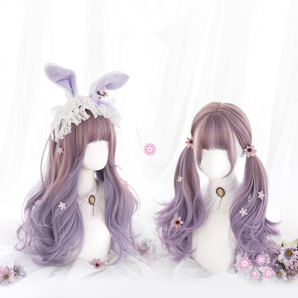 lolita fashion gradient curly wig yc23171