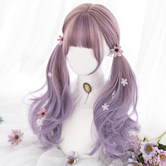 lolita fashion gradient curly wig yc23171