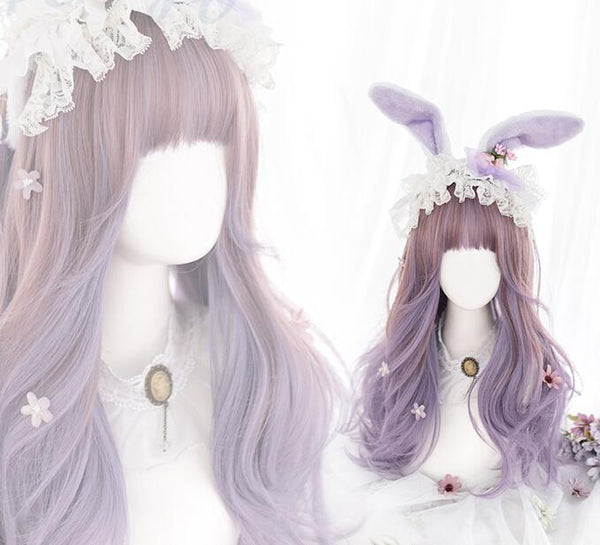 lolita fashion gradient curly wig yc23171