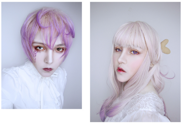 Lolita couple models gradient wig  YC21332