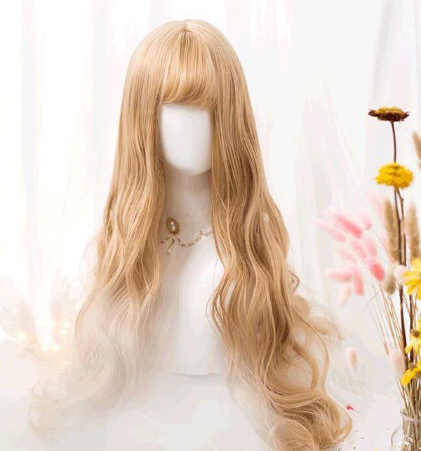 lolita cute gold long wig yc23114