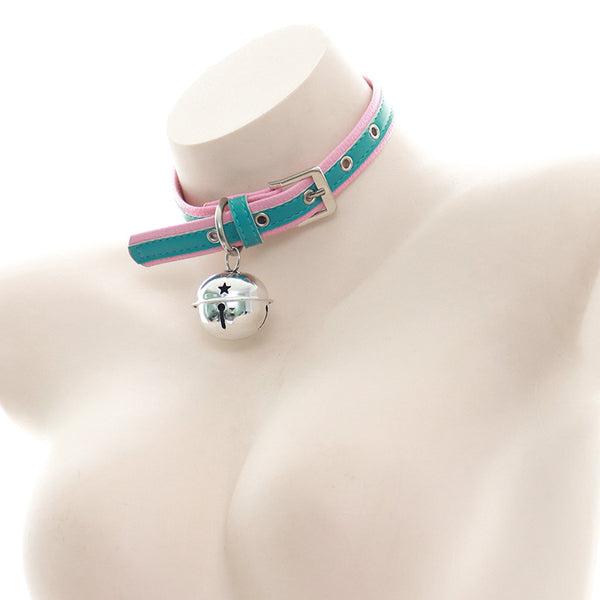 Candy color cute leather necklace yc23389