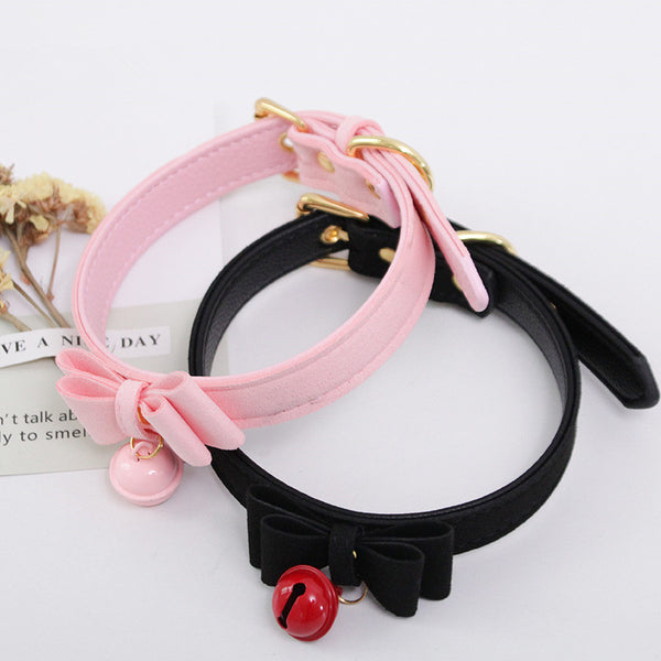 Lolita bell leather collar yc21096