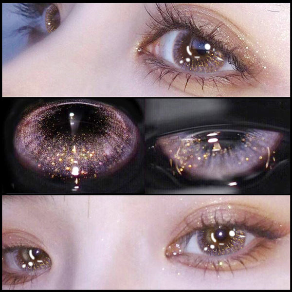 PINK PURPLE CONTACT LENS (TWO PIECES) YC24080