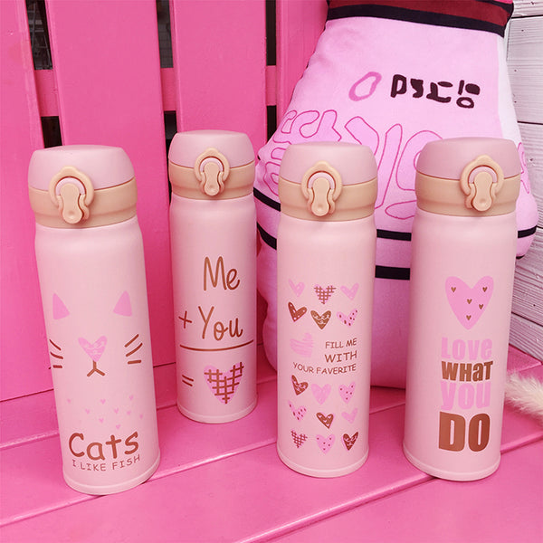 Cute Love Cat Thermos Cup yc21135