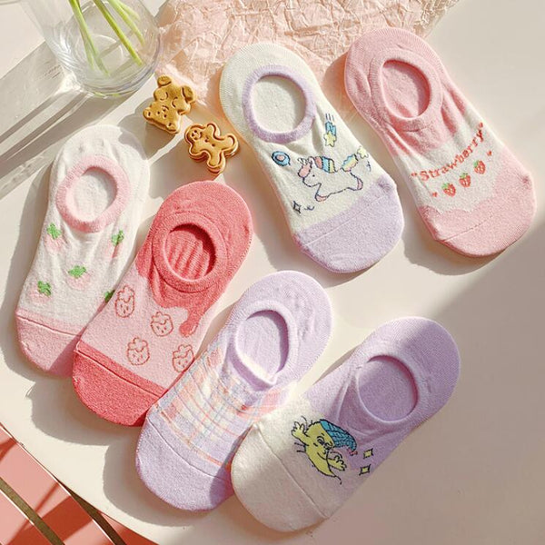 Cute sweet style summer socks yc23334