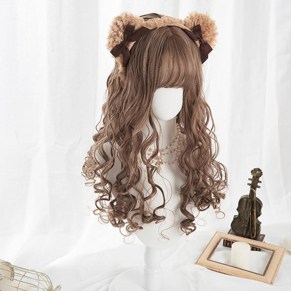 lolita mid-length curly wig yc23721