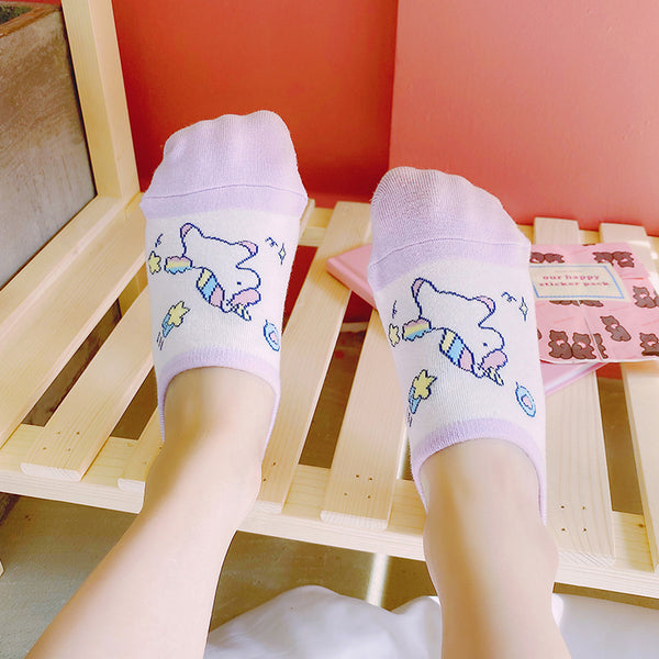 Cute sweet style summer socks yc23334