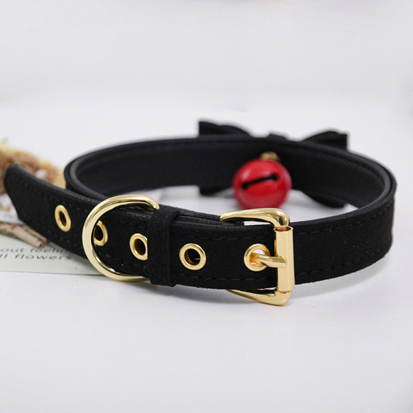 Lolita bell leather collar yc21096