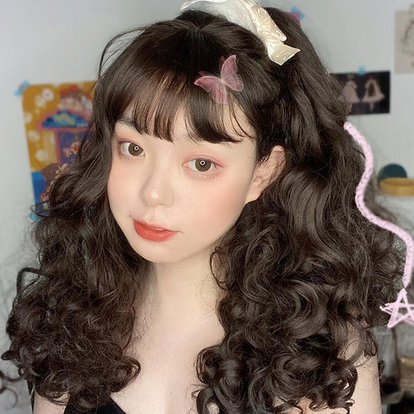 lolita mid-length curly wig yc23721