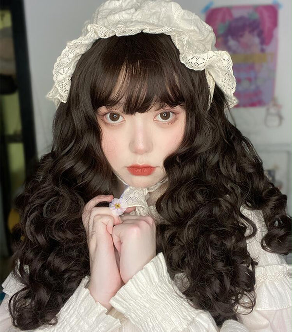 lolita mid-length curly wig yc23721